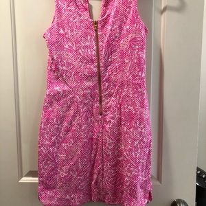 Pink pattern dress